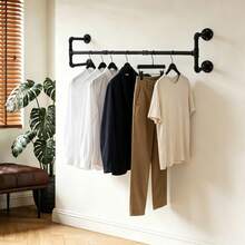 DONSU Porte-vêtements - Noir - Voir 2