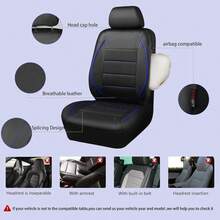 Car Seat Cover - Full Set Blue - View 2