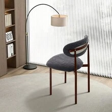 2pcs/Set Solid Color Jacquard Elastic Chair Covers, All-Season Wooden Chair Seat And Backrest Covers, Suitable For Dining Room, Party, Hotel - Multicolor - View 6