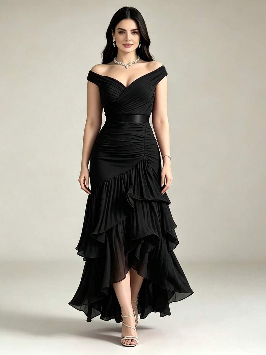 Women Formal & Evening Dresses - 黑色 - 查看 1