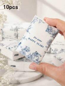 Soft Facial Tissue "Tears Of Happiness", Green Leaf Decoration, Suitable For Engagement, Wedding Banquet, Wedding Decoration, Wedding Accessories, Wedding Favors, Bride And Groom Wedding Supplies - Multicolor - View 11