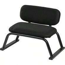 Table Benches - Black + Backrest for Kneeling Chair - View 1