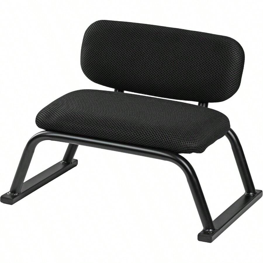 Table Benches - Black + Backrest for Kneeling Chair - View 1