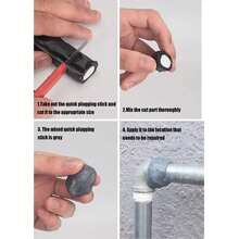 Metal Filler Putty  Epoxy Putty Sticks Permanent Adhesive Quick Leak Repair Permanent Adhesive For CeramicCrack Repair - 120ml - View 6