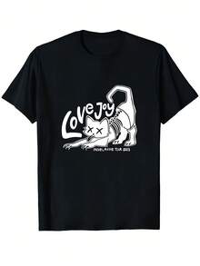 Men T-Shirts - 黑色 - 查看 7