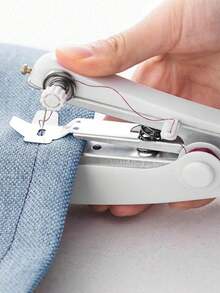 1 pieza Máquina de coser manual mini, Máquina de coser todo en uno, Máquina de coser de alta velocidad, Máquina de coser portátil, Máquina de coser portátil de metal, Máquina de coser multifunción para el hogar - Multicolor - Ver 14