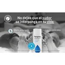 Antitranspirante Roll On para Pies, Control Eficaz del Sudor, 100 ml - Blanco - Ver 6