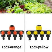 4-Way Garden Hose Splitter With 4 Independent Valves - Outdoor Faucet Connector For Lawn, Garden And Car Washing Sprinkler Systems, Leak-Proof Design - Four-hole Splitter - View 15