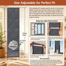 Portable Air Conditioner Insulation Cover AC Heat Exchange Reduction Dust Protection Cover, Standard & Upgraded Thickened Version, Multi Sizes Universal Portable Air Conditioner Companion Protective Cover For Window Mobile AC - A - View 2