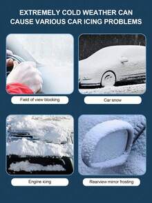 rayhong Car Electromagnetic Molecular Interference Snow Removal Device, Fast Ice Melting And Snow Removal, Anti-Freeze Snow Removal Tool, 3.7V 30mAh, De-Icing And De-Fogging Tool - Multicolor - View 9