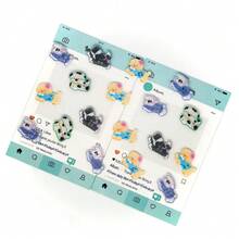 5/10/22/29/35/46/52Pcs Boxed Assorted Puppy Resin Buttons, Suitable For Phone Cases, Hair Clips, Keychains, Stationery Boxes DIY Handmade Decoration, Versatile Small Accessories For Handmade Enthusiasts To Create Jewelry And Creative Handmade Gifts, Random Styles - Multicolor - View 6