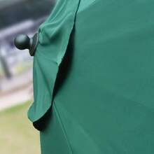 Outdoor Parasol, Stand And Base - Dark Green - View 2