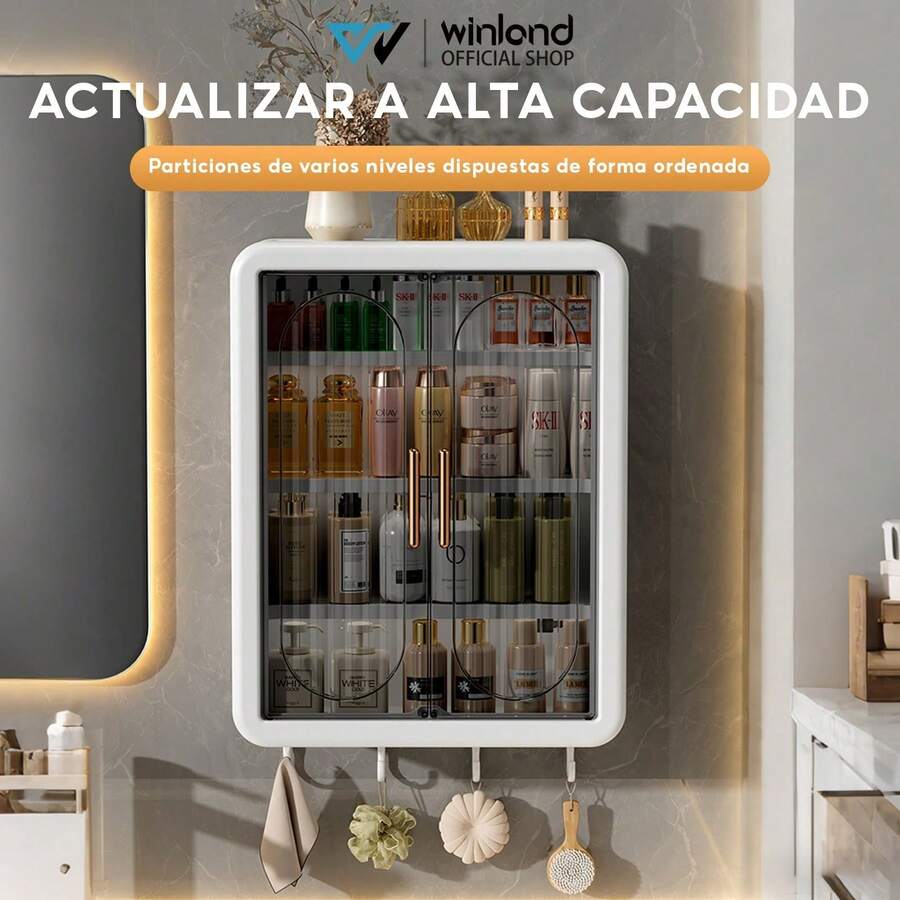 Over-The-Toilet Storage - Black - View 1