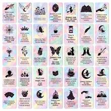 18 Magic Affirmation Cards, Suitable For Boosting Confidence, Inner Strength And Positive Thinking, English Magic Theme Daily Cards, Spiritual Growth Tool, Suitable For Office, Creative Fantasy Style Gift - Multiple Styles - View 2