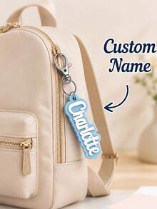 Personalized Name Keychain, Custom Acrylic Key Ring, 3D Letter Keychain, Personalized Bag Charm, Custom Gift, Cute Key Holder Accessory, Birthday Gift - Multicolor - View 10