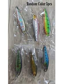 1/3/5pcs Floating Surface Minnow Lure, Bionic Bait For Freshwater And Saltwater Long Cast Fishing - Multicolor - View 13