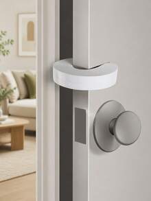1pc Anti-Pinch Door Stopper, Multi-Functional Door Stopper And Door Clamp Protection, Fashionable Finger Guard, Foam Door Stopper To Prevent Finger Injury, Soft Anti-Pinch Washing Machine Ventilation Bracket Door Stopper, Prevent Finger Pinching, Suitable For Home, Office, Hotel And Commercial Environments, Washing Machine, Doors And Windows - A - View 6
