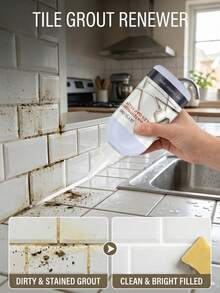 100ml Tile Repair Agent Waterproof Grout Filler DIY Tile Crack Repair Bathroom Kitchen Floor Wall Tile Gap Filling Renovation Repair Grout Paste - View 10