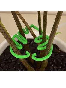 2件/1套耐用植物支撐夾：攀緣植物用堅固莖部夾 - 塑料材質 - 多色 - 查看 5