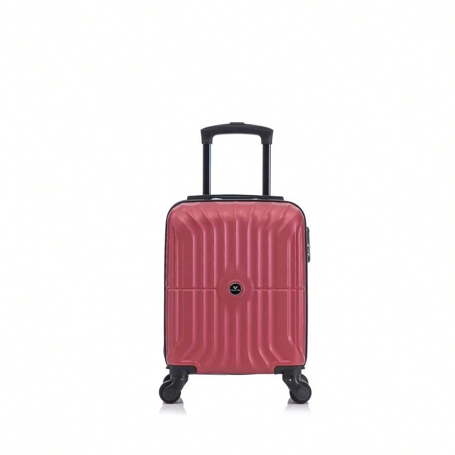 20" ABS Hardside Carry-On Spinner Luggage With TSA Lock, Travel Suitcase With Spinner Wheels And Retractable Handle For Cabin - Burgundy - View 1