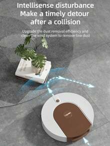 Smart Robot Vacuum Cleaner, Automatic Self-Cleaning Sweep And Mop All-In-One Home Cleaning Machine, Large Water Tank, 300ml Large Dust Bin, Child Lock Function, Fast Charging, Intelligent Noise Reduction - Smart Ultra-thin Robot Vacuum - View 7