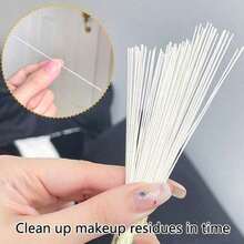 60pcs Ear Piercing Cleaning Sticks, Ear Piercing Cleaning Lines, Ear Care Set, Includes 60/120pcs Ear Piercing Cleaning Lines And Matching Cleaning Sticks With Cleaning Solution, Removes Odor And Dirt, Unisex, Prevents Ear Piercing Clogging - Multicolor - View 11