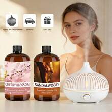 500ml Aromatherapy Essential Oil Refill Liquid, Diffuser Essential Oil, Home Air Fragrance Oil, Large Capacity Fragrance Oil, Long-Lasting Scent For Hotel, Bedroom, Living Room - 500ml Diffuser Essential Oil - View 6
