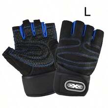 LINGPENG Breathable & Non-Slip Weightlifting Gloves, Gym Dumbbell & Strength Training Gear, Unisex Cycling Sports Accessories - Multicolor - View 12