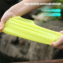 1/3 Pairs Thin Silicone Insoles, Suitable For Latex Shoe Covers, Waterproof, Neutral Design, Convenient For Outdoor Use, Ideal Shoe Covers For Rainy Days - Multicolor - View 7