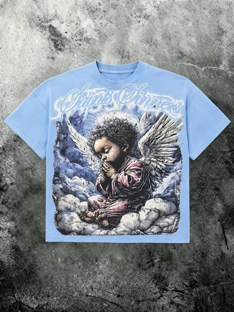 Women T-Shirts - 淺藍色 - 查看 1