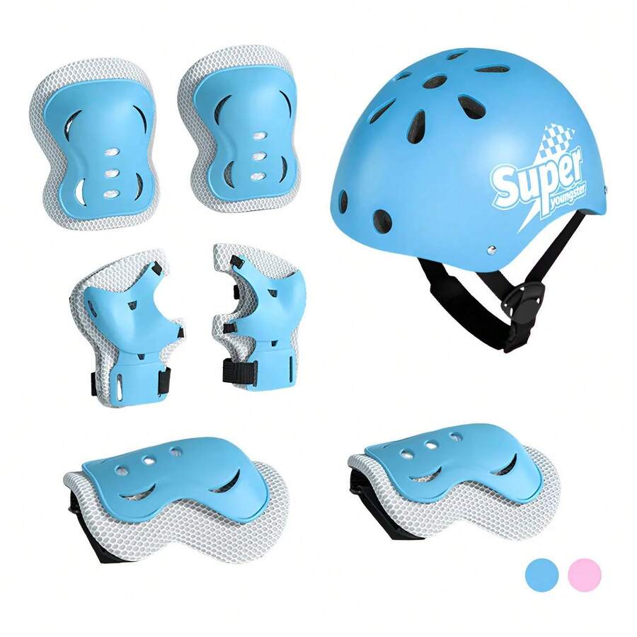 Kids Protective Gear - Blue - View 1