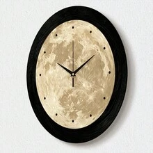 Modern Design Premium Creative Planet Decorative Wall Clock, Ultra-Quiet Quartz Movement, No Ticking Sound, Flat Design, Suitable For Decorating Living Room, Bedroom, Office, Kitchen And Cafe, Perfect Decorative Gift For Friends And Family, Can Be Used For Room Decor, Bedroom Decor, Dorm Decor, Back To School Decor, School Surprise, Back To School Season, Wedding Decor, Friend Birthday Gift, Home Decor And School Supplies. - Decorative Wall Clock - View 9