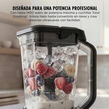 Licuadora  Profesional Plus BN701LAA 1400W Tritura Hielo al Instante Capacidad de 2.1L para Toda la Familia 3 Programas Auto-iQ Smoothies, Helados y Frozen Negro - Negro - Ver 7