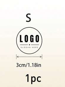 客製化圓形水晶貼紙，極簡個性化 Logo 標籤，適用於杯子、派對小禮物，可客製文字貼紙，生日與婚禮裝飾，萬聖節、感恩節與聖誕節可客製化禮物封印貼，個性化貼紙，客製貼紙 - 風格A - 查看 17