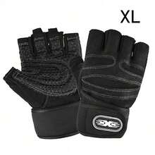 LINGPENG Breathable & Non-Slip Weightlifting Gloves, Gym Dumbbell & Strength Training Gear, Unisex Cycling Sports Accessories - Multicolor - View 19