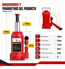 Gato Hidráulico Debotella Soldado Con Capacidad 5 Toneladas - 1 - Ver 3