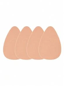 4/8/12pcs Plus Size Teardrop Shaped Nipple Covers, Adhesive Fabric Breast Lift Tape, Strapless Bra For B-E Cup Large Bust - Multicolor - View 19