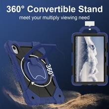 Camynra Tablet Protective Case C3 Model Compatible With Galaxy Tab S11/A9/A7lite/S9/S10 FE/S10/S10 Lite/A11 8.7/A11 Plus Silicone PC Armor Tablet Protective Cover (Stylus Pen Not Included) - Dark Blue - View 17
