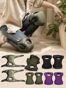 1 buah Pelindung Lutut Neoprene untuk Berkebun, Pelindung Lutut untuk Membersihkan Gulma di Luar Ruangan, Pelindung Lutut Elastis Berbusa untuk Penggunaan di Rumah - A - View 1