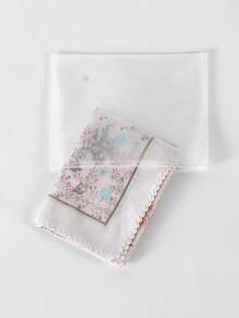 1件裝女款110cm時尚花卉印花方巾，薄紗希賈布，輕盈柔軟舒適透氣百搭方巾，印花希賈布，高端印花清新柔美優雅氛圍絲巾，優雅防曬裝飾頭巾，多功能方巾包飾衣飾，適合日常出遊，四季皆宜 - 杏色 - 查看 10