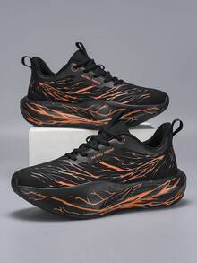 Men's Running Shoes, Marathon Running Shoes, Suitable For Outdoor Jogging, Daily Wear, And Suburban Walking - Black - View 19