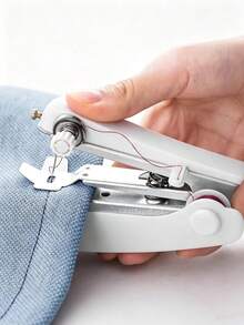 Portable Mini Sewing Machine, Handheld Manual Simple Sewing, Portable Fast Sewing Tool, Suitable For Clothing And Curtain Repair, Suitable For Beginners, Travel, Home, Dorm, DIY Sewing Tool - Multicolor - View 5