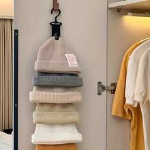 1pc-Decorative Hat Clip, Entryway Wall Hook For Hanging Hats, Baseball Cap Storage Rack, Door-Mounted No-Drill Hat Storage Hook. Hat Storage - Multicolor - View 7