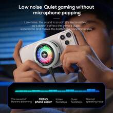 New Memo Phone Cooler, Fast Cooling, Refrigeration, Extremely Fast Heat Dissipation, Suitable For Gamers - White - View 6