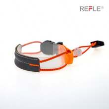 Reflective Elastic Cycling Leg Bands For Road And Mountain Bikes, Leg Straps For Riding - RBK-17-orange - View 10