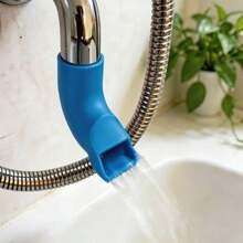 Faucet Extender, Anti-Splash Water Guide, Sink Water Diverter, Universal Faucet Accessory, Kitchen & Bathroom Sink Aid, Water-Saving No-Installation Faucet Sleeve, Water Flow Redirecting Extension Tube, Multi-Scenario Home Water Supply & Drainage Accessory - Multicolor - View 9
