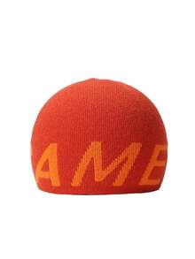 CAMEL CROWN Unisex Outdoor Knitted Beanie, Windproof Warm Wool Hat, Suitable For Winter Hiking And Mountaineering - Vibrant Orange - View 2