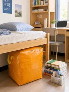 Zippered Dust-Proof & Sun-Proof Mattress Protector, Large Capacity Woven Linen Moving Packing Storage Bag, Multi-Functional For Clothing & Bedding Storage, Dust Cover, Organizer Bag, Fits Coats, Dresses, Curtains, Pillows, Cushions, Duvet Inserts, Blankets & Full Bedding Sets, Anti-Dust & Anti-Scratch, Lightweight Foldable, Easy To Carry & Stack, Suitable For Office Workers, Teachers, Renters & Home Moving, Seasonal Storage, Dorm Organization, Long-Distance Transport, Home Storage, Practical Gift For Graduation, Back To School, Teacher's Day, Dorm Essential - Multicolor - View 6