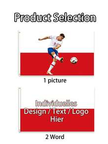 1pc Customized Poland Flag Photo Banner, Personalized Garden Flag Wall Decor, Custom Tapestry Image & Text Display, Suitable For Home Party Holiday Celebration, Customizable Design/Image/Text/Logo, Holiday Birthday Anniversary Gift For Friends And Family - Style C - View 3