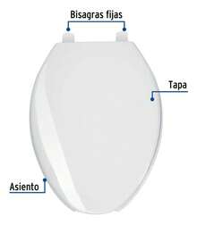 Toilet Seats - White - View 3